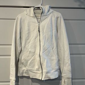 White Scuba Lululemon Zip up
